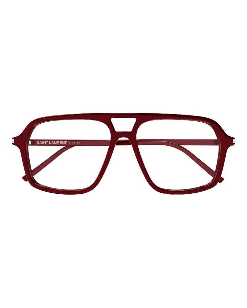 Saint Laurent Klassische Pilotenbrille - Rot Rot