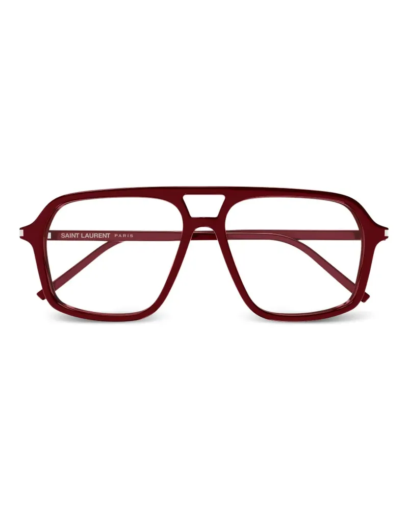Saint Laurent Klassische Pilotenbrille - Rot Rot
