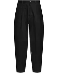 Moschino Hose mit Logo-Patch Schwarz