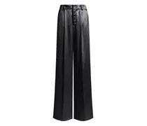 Hose mit Bundfalten - Schwarz
