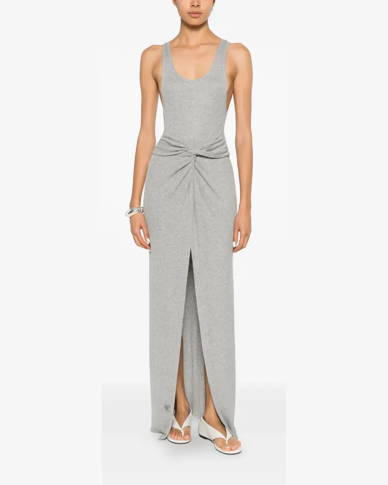 Nanushka Ofelia twist-detail maxi tank dress - Grau Grau