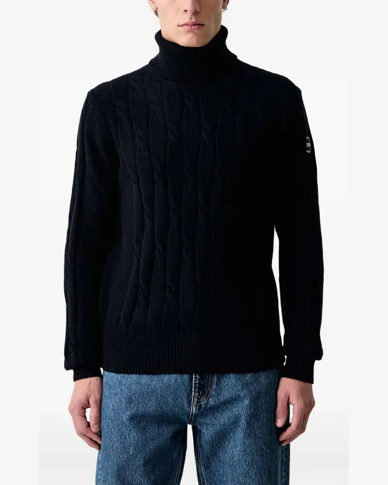 Colmar cable-knit sweater - Blau Blau