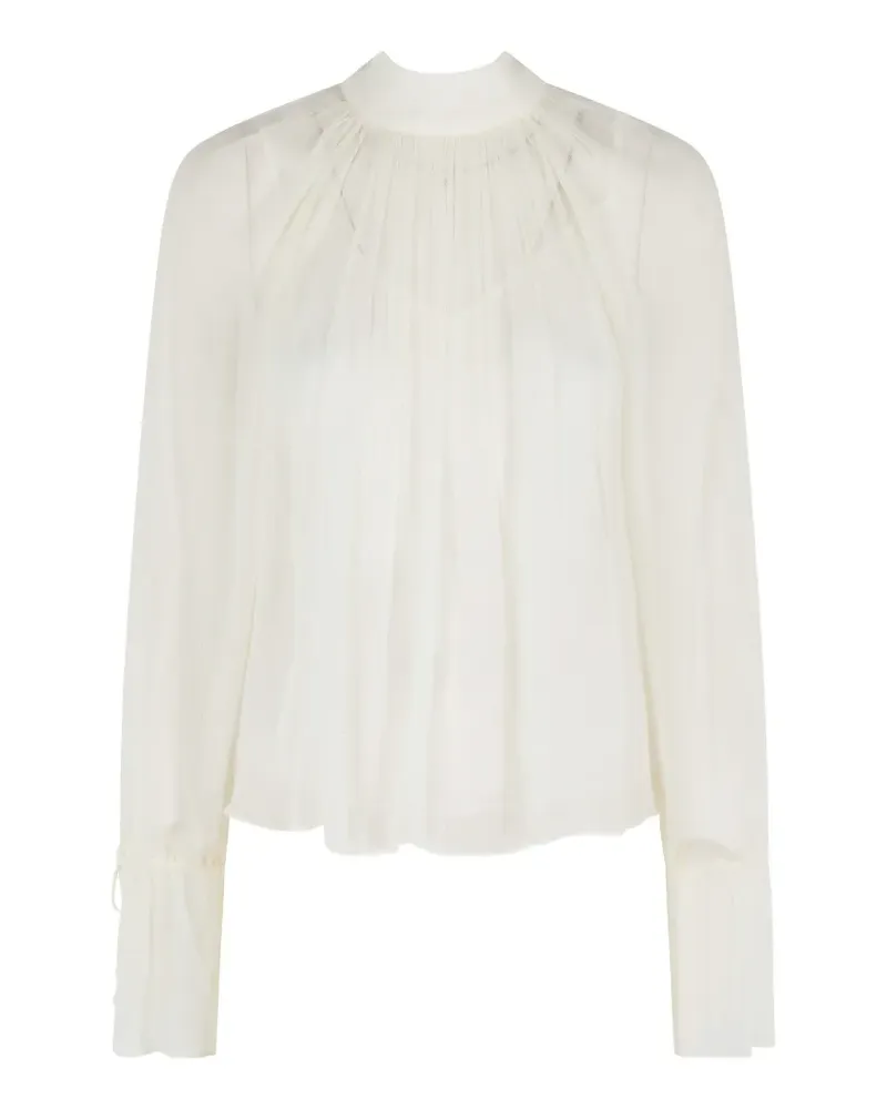 STAUD Oberteil mit Stehkragen - Weiß Weiß