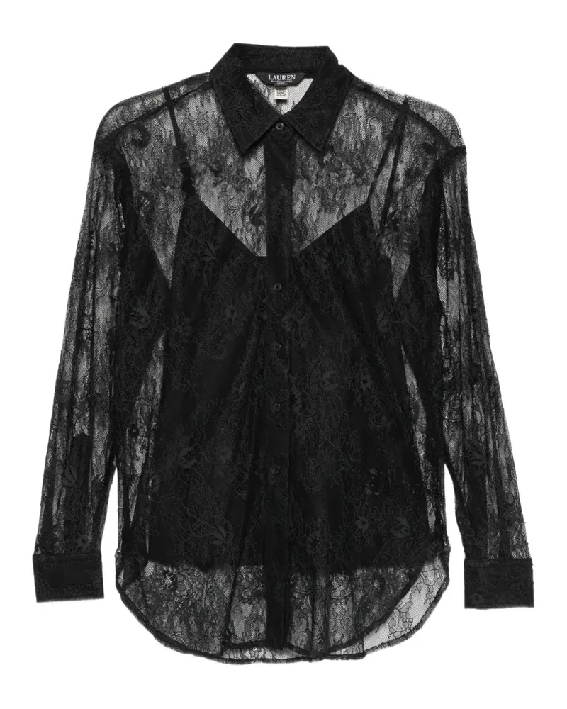 Ralph Lauren Hemd mit Blumenmuster - Schwarz Schwarz