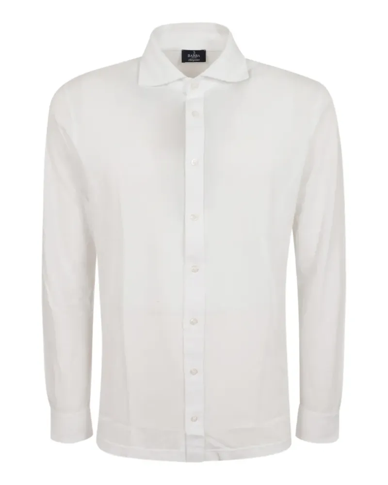 BARBA long-sleeve shirt - Weiß Weiß