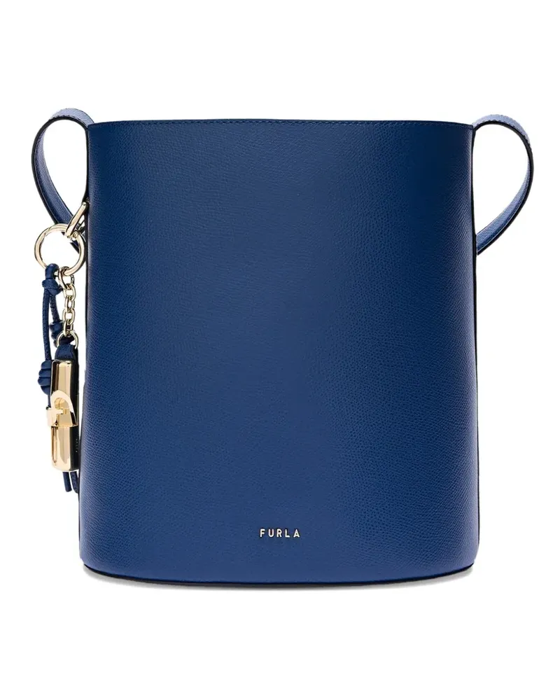 Furla Kleine Roxie Beuteltasche mit Anhängerdetail - Blau Blau