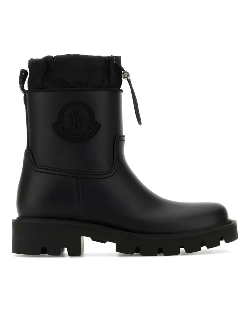 Moncler Wasserdichte Kickstream Regenstiefel - Schwarz Schwarz