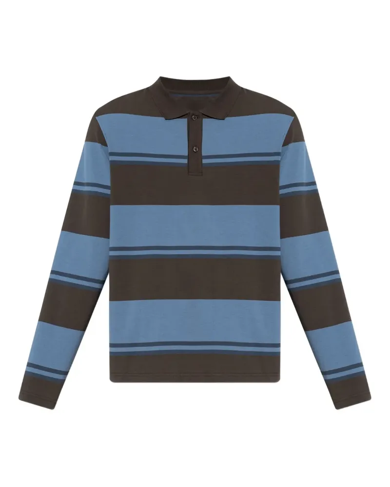 Samsøe & Samsøe Gestreiftes Poloshirt - Blau Blau