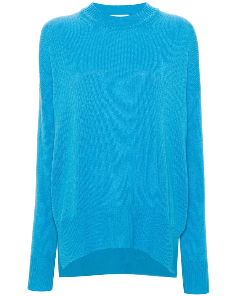 Jil Sander Kaschmirpullover mit rundem Ausschnitt - Blau Blau