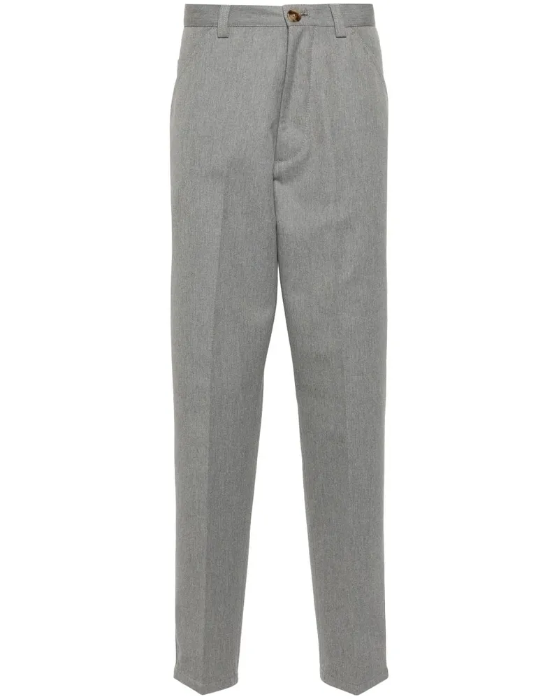 Brunello Cucinelli Klassische Slim-Fit-Hose - Grau Grau