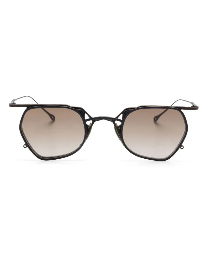 RIGARDS Sonnenbrille mit geometrischem Gestell - Grau Grau