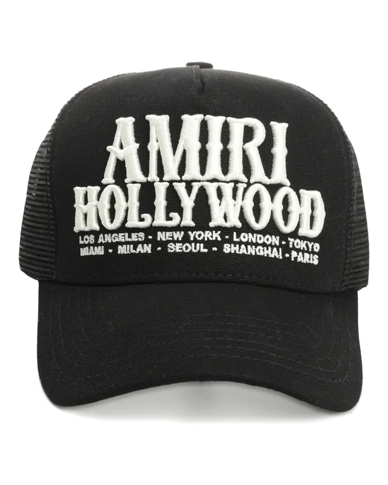 Amiri lettering mesh baseball hat - Schwarz Schwarz