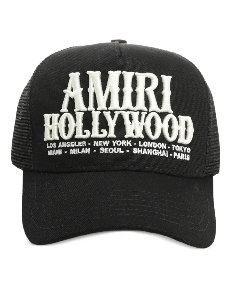 Amiri Baseballkappe aus Mesh - Schwarz Schwarz