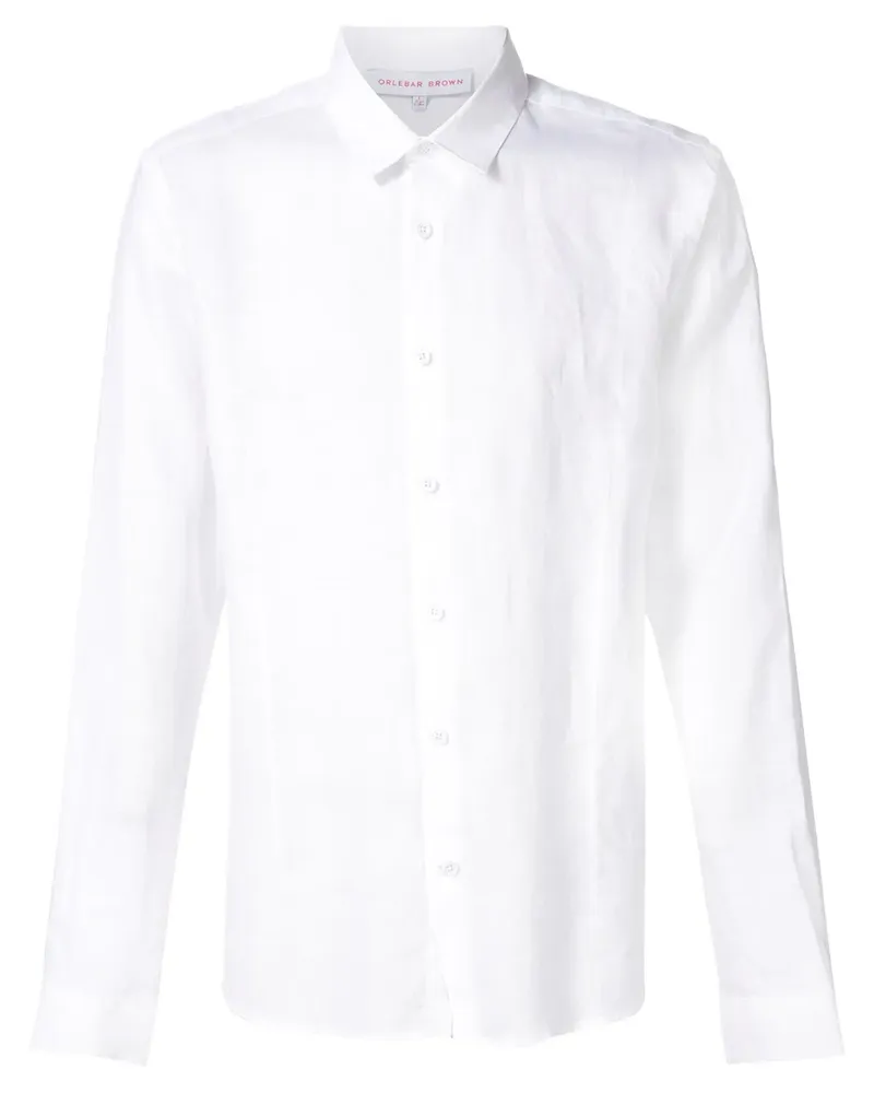 Orlebar Brown The Morton' Hemd - Weiß Weiß