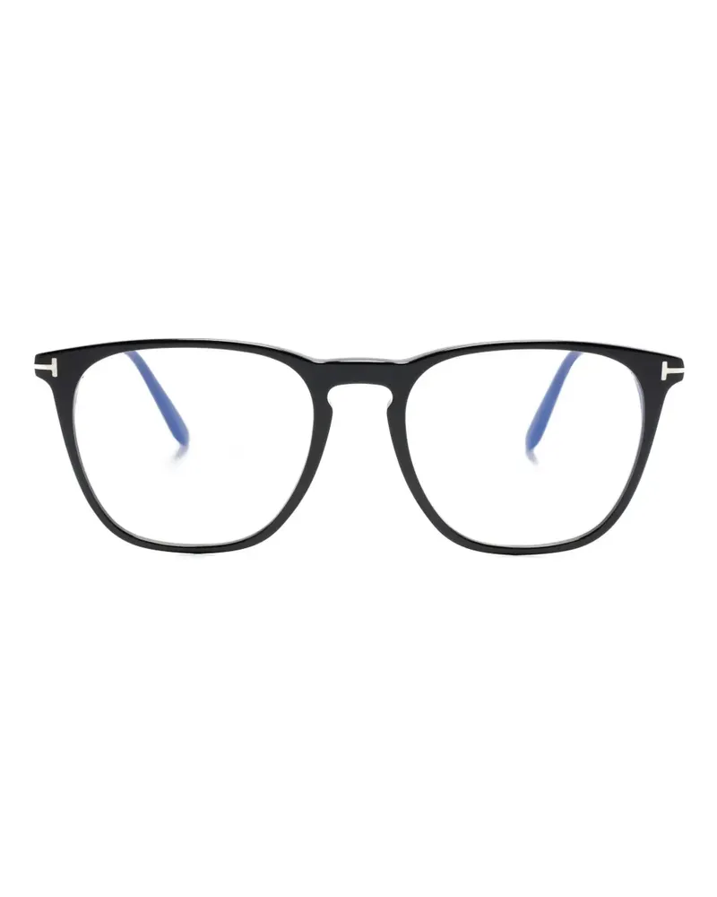 Tom Ford Brille mit eckigem Gestell - Schwarz Schwarz