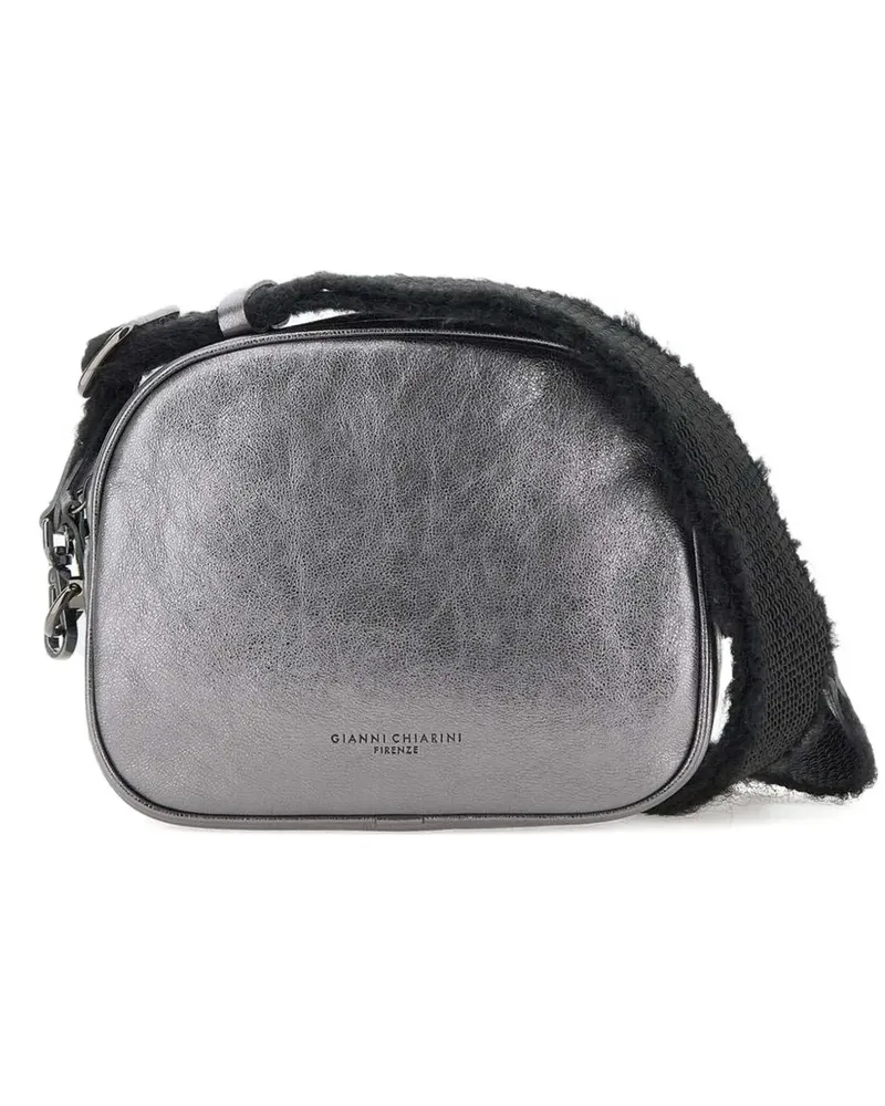 Gianni Chiarini Umhängetasche aus Leder - Silber Silber