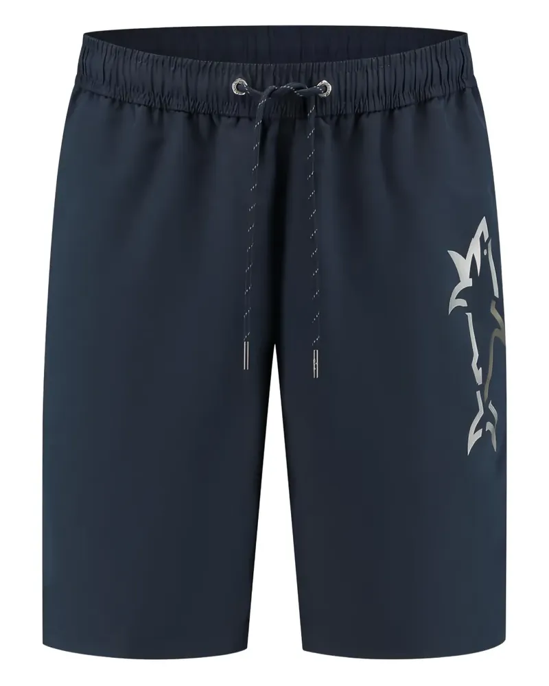 Paul & Shark Badeshorts mit elastischem Bund - Blau Blau