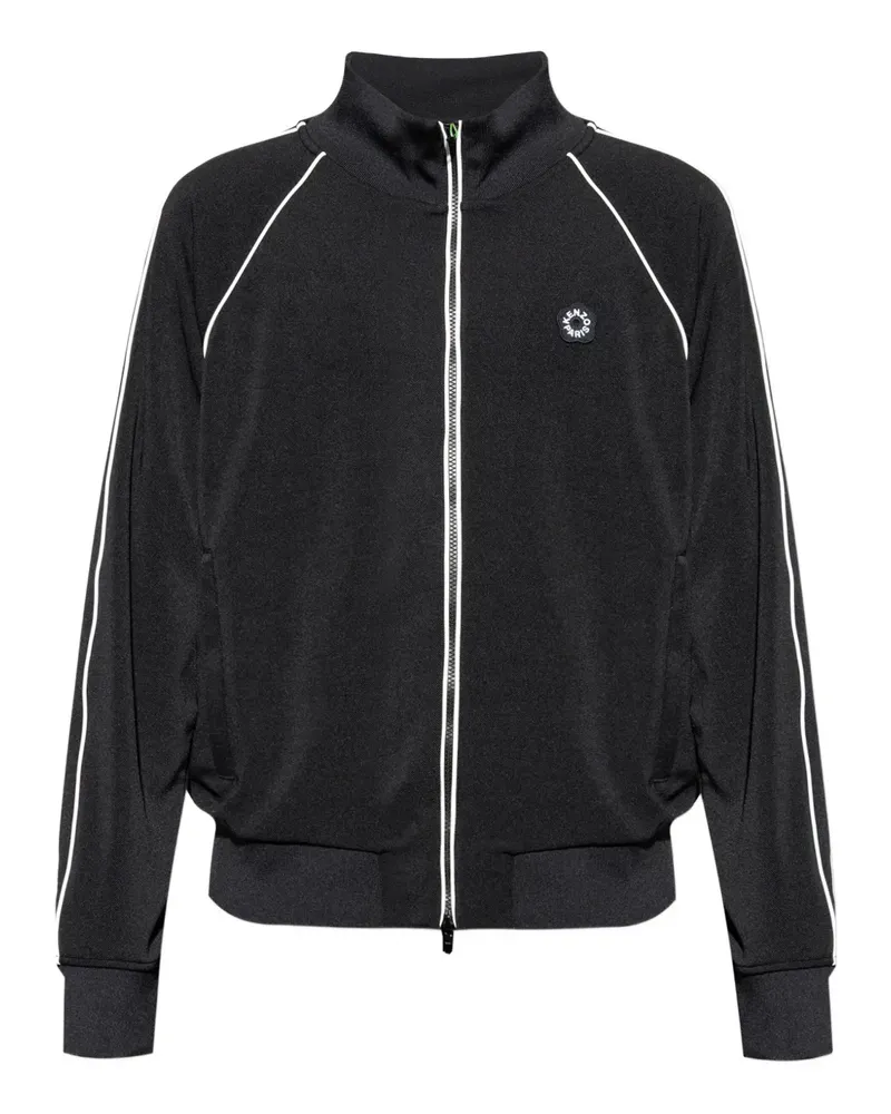 Kenzo Sportjacke mit Kontrasteinsätzen - Schwarz Schwarz
