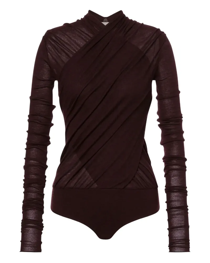 Alberta Ferretti Body aus Schurwolle - Rot Rot