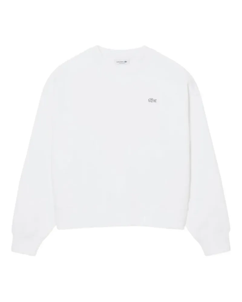 Lacoste Sweatshirt mit Logo - Weiß Weiß