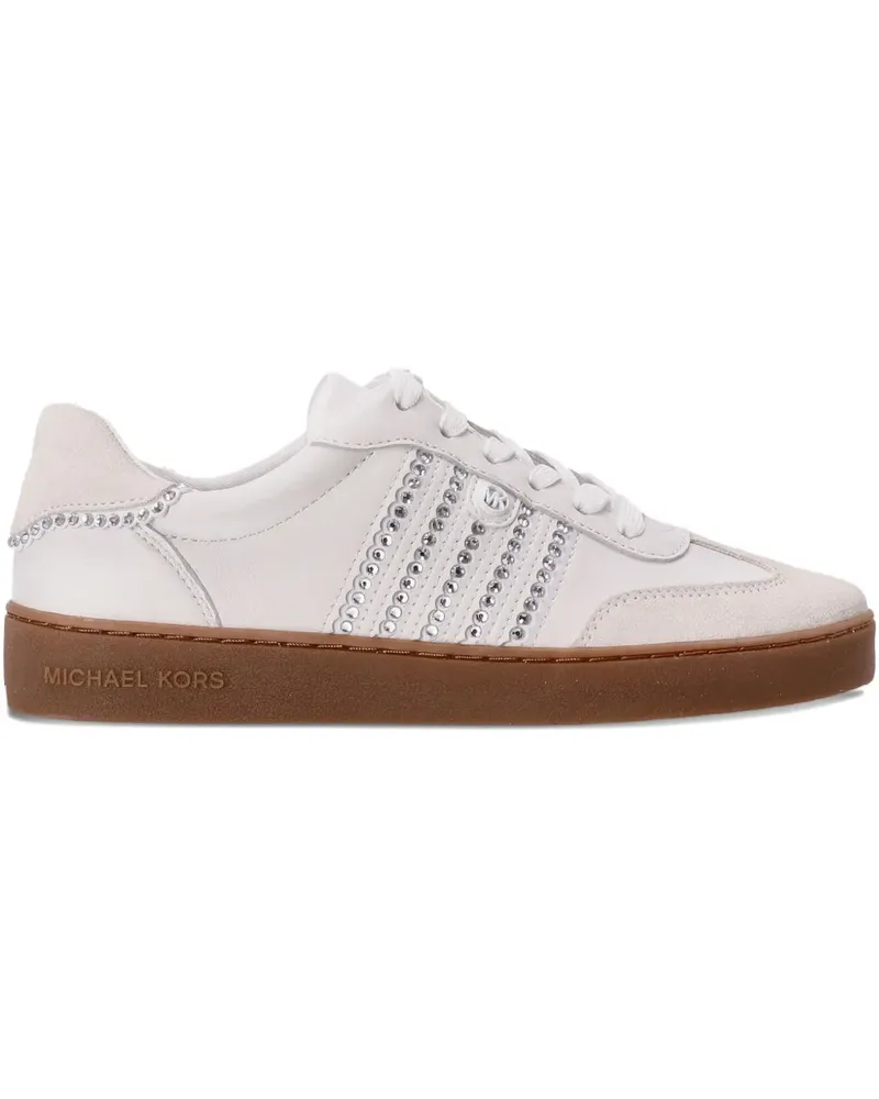 Michael Kors Scotty Sneakers mit Strassverzierung - Weiß Weiß