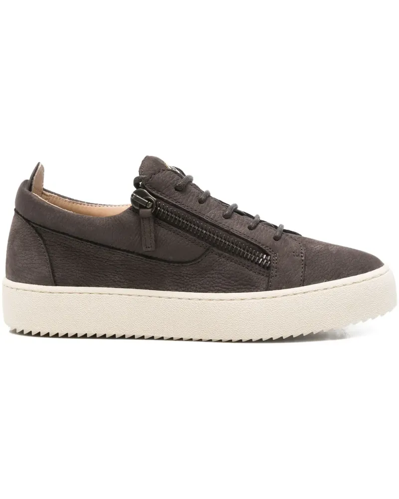 Giuseppe Zanotti Frankie Sneakers mit Reißverschluss - Braun Braun