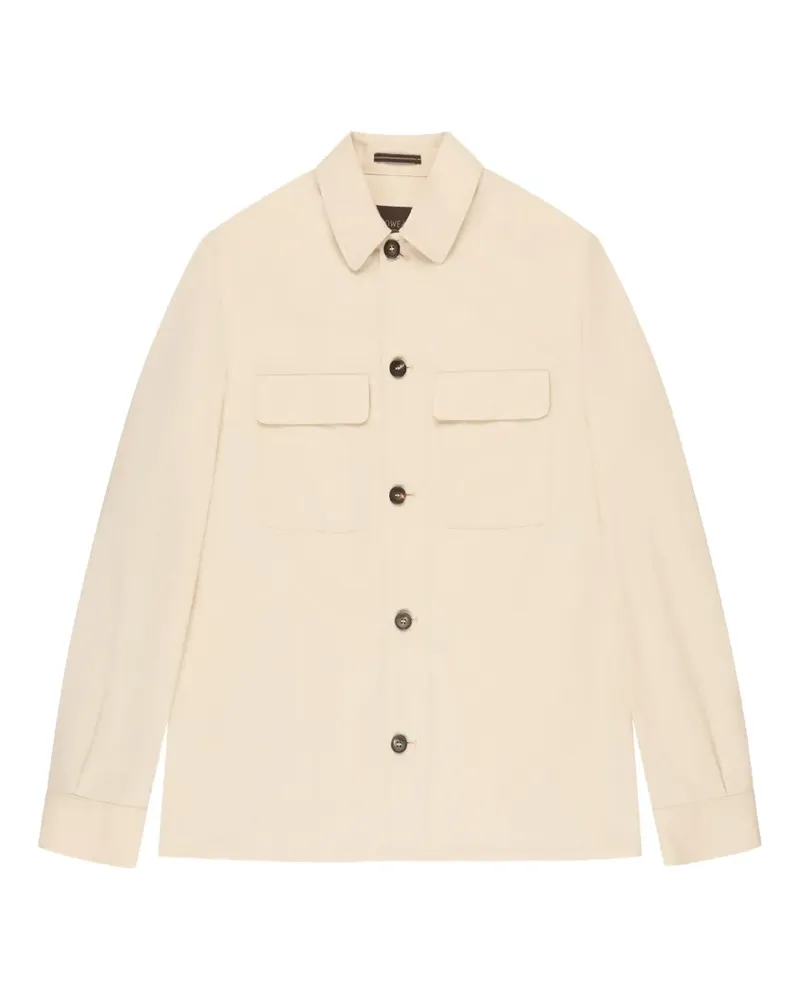 Incotex Hemdjacke mit Klappentasche - Nude Nude