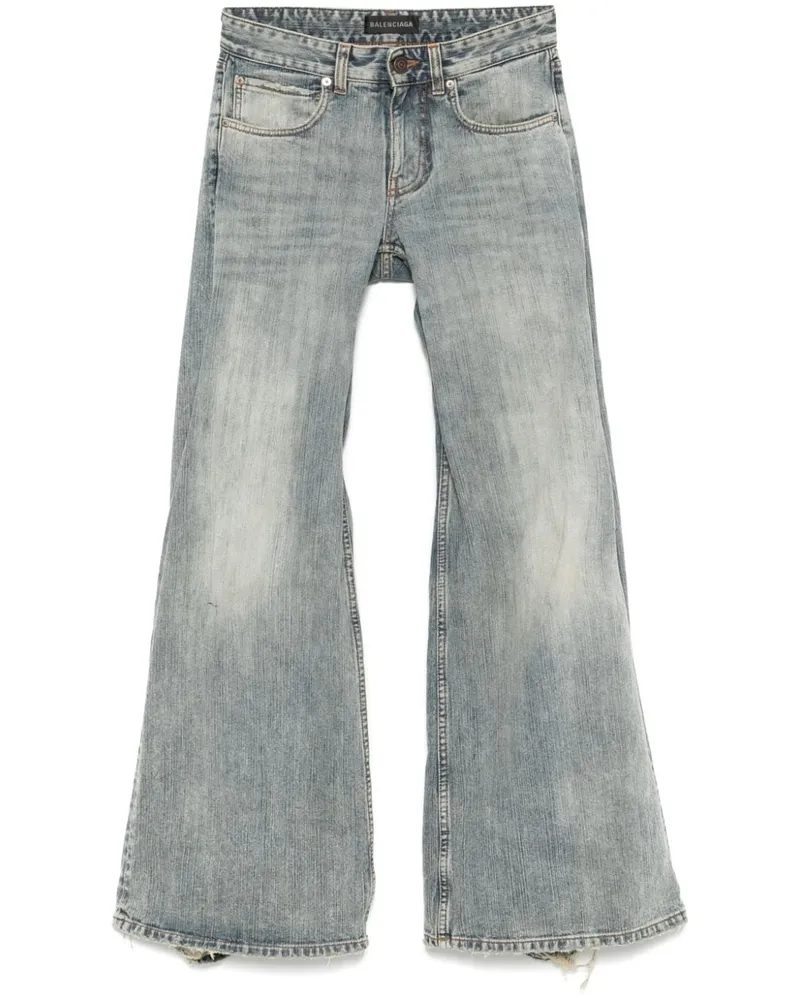 Balenciaga Ausgestellte Jeans - Blau Blau