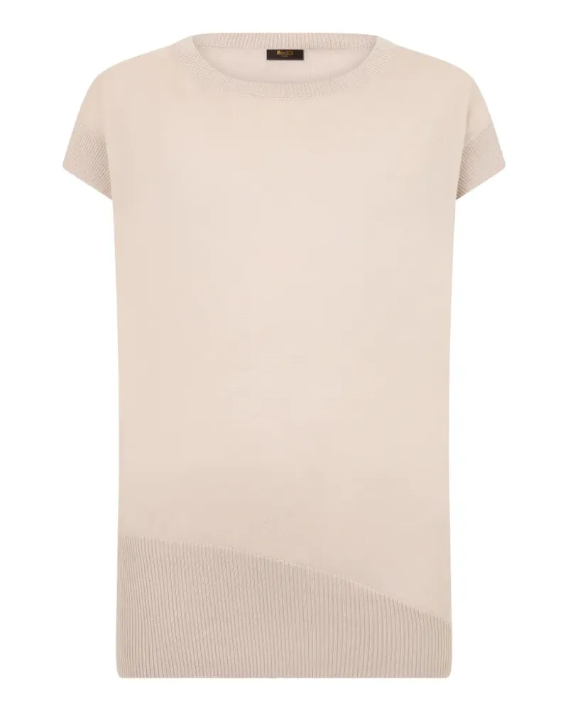 MOORER Klassisches T-Shirt - Nude Nude
