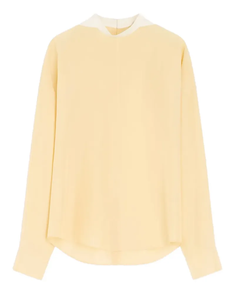 Christophe Lemaire buttoned long-sleeve blouse - Gelb Gelb