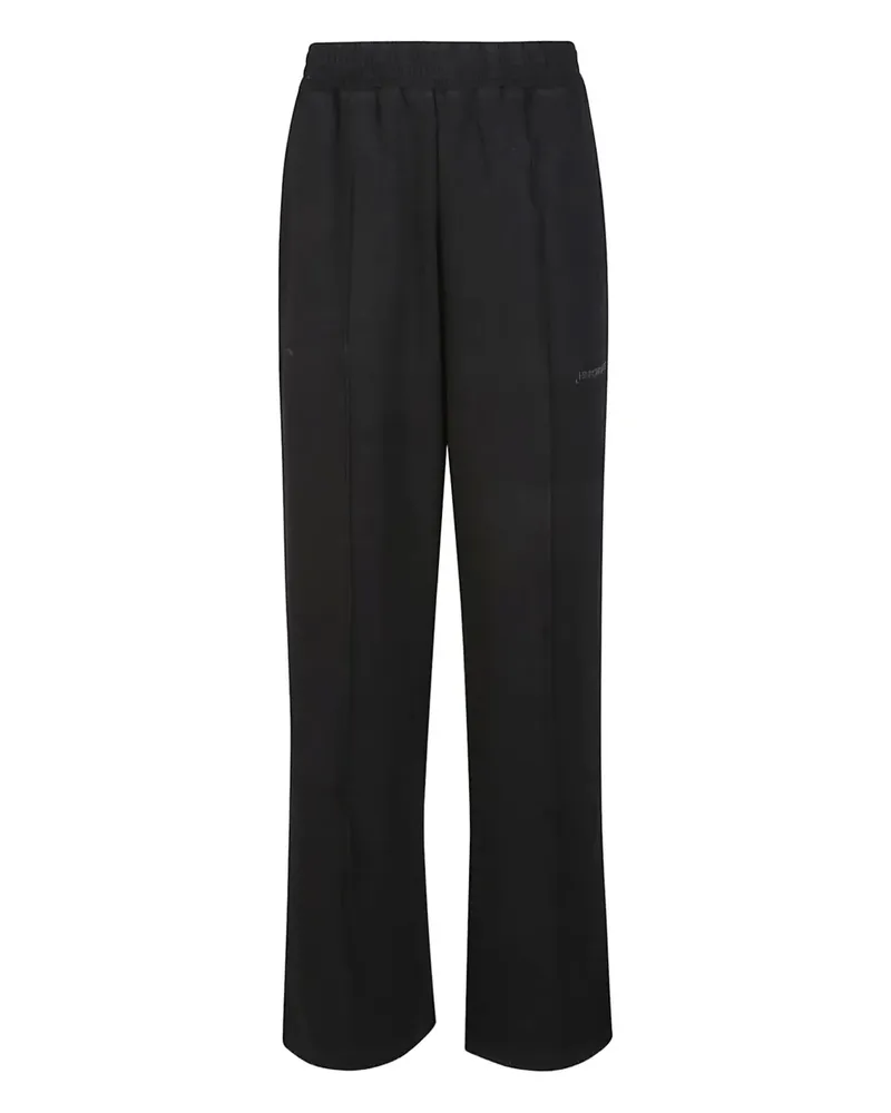 HINNOMINATE logo-print elastic-waistband pants - Schwarz Schwarz