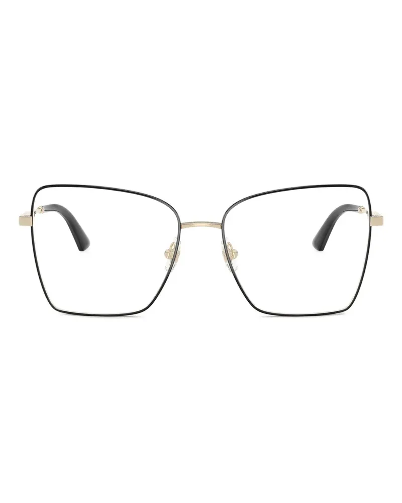 Jimmy Choo Brille mit Metallgestell - Gold Gold