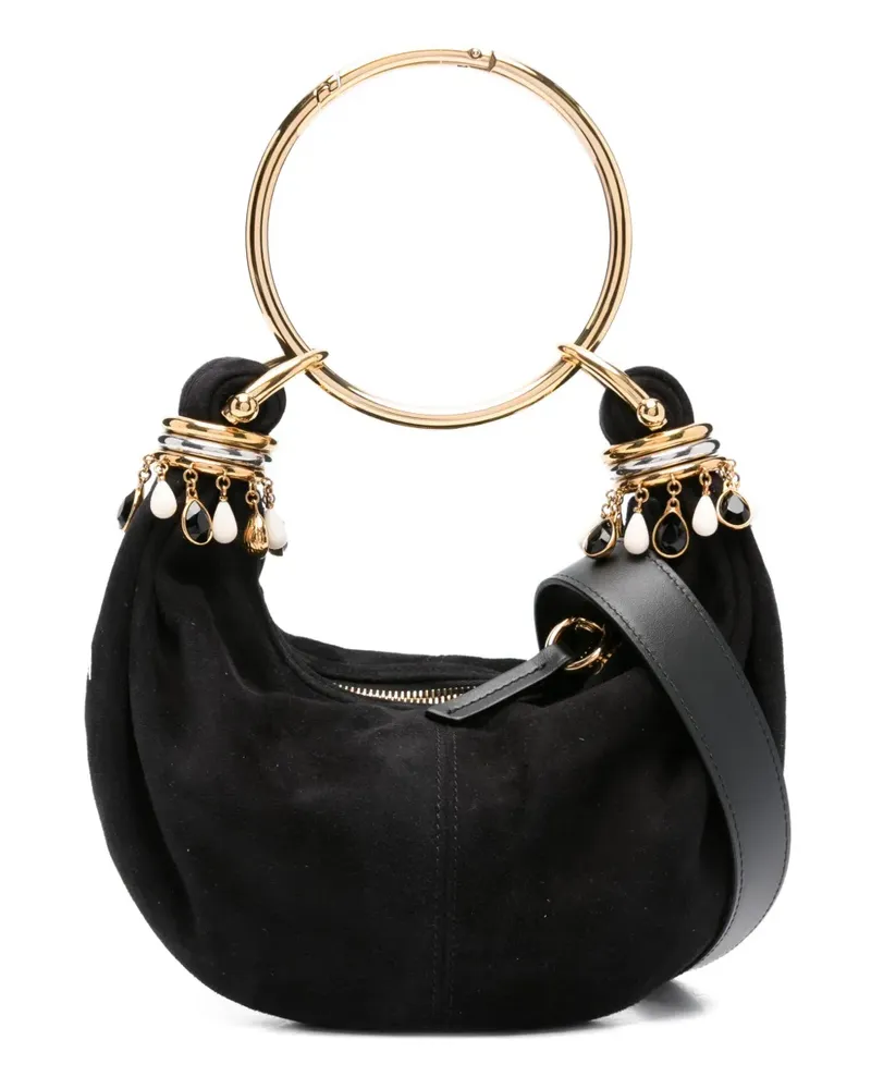 Chloé Mini Bracelet Wildledertasche - Schwarz Schwarz