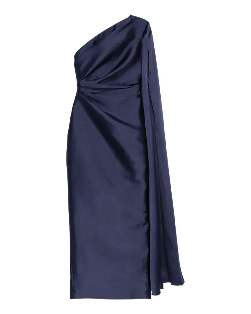 Solace London Veya Maxikleid in Navy - Blau Blau