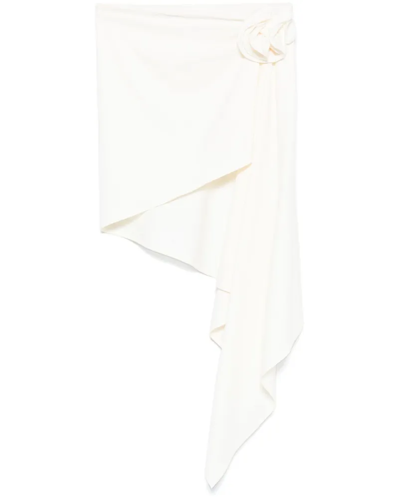 Magda Butrym Asymmetrischer Minirock - Weiß Weiß