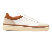 Sneakers mit Wildledereinsätzen - Weiß