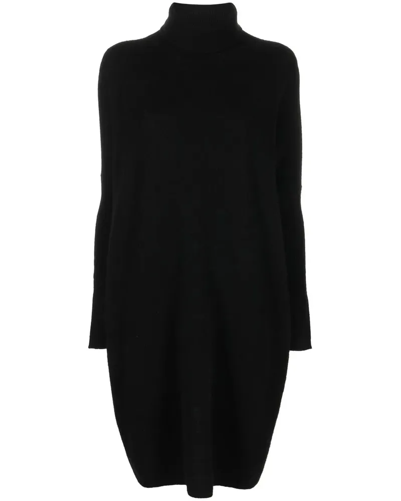 philo-sofie Gestricktes Kleid mit Rollkragen - Schwarz Schwarz