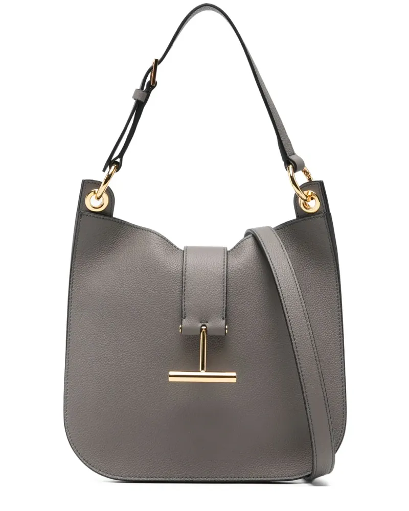 Tom Ford Kleine Tara T-bar Schultertasche - Grau Grau