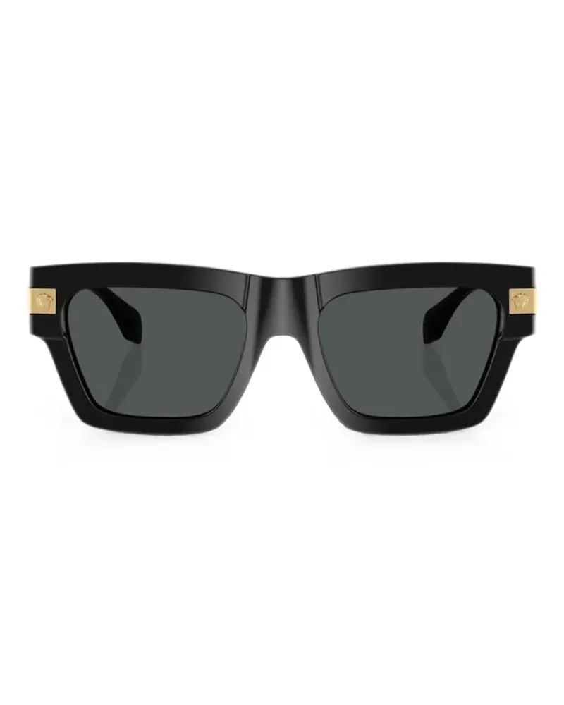 Versace Medusa Biggie rectangle-frame sunglasses - Schwarz Schwarz