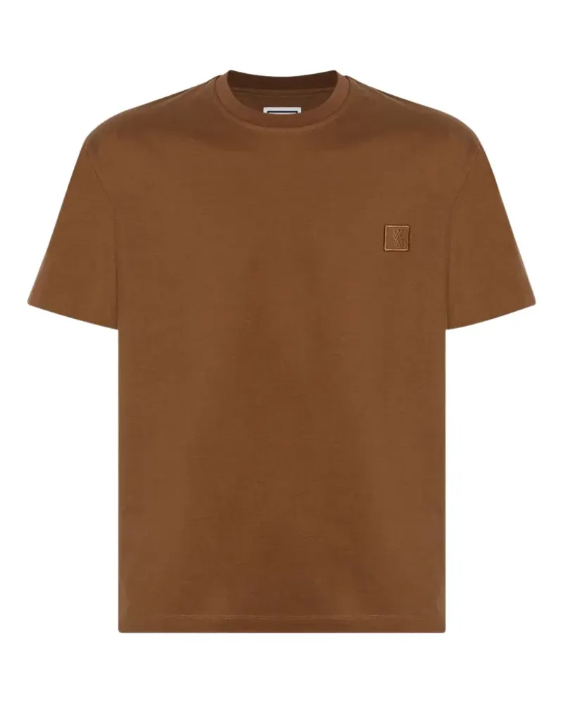 Wooyoungmi logo-print T-shirt - Braun Braun