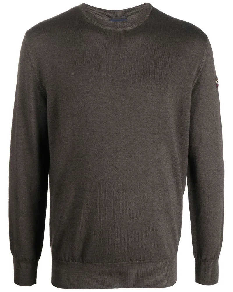 Paul & Shark Pullover mit rundem Ausschnitt - Braun Braun