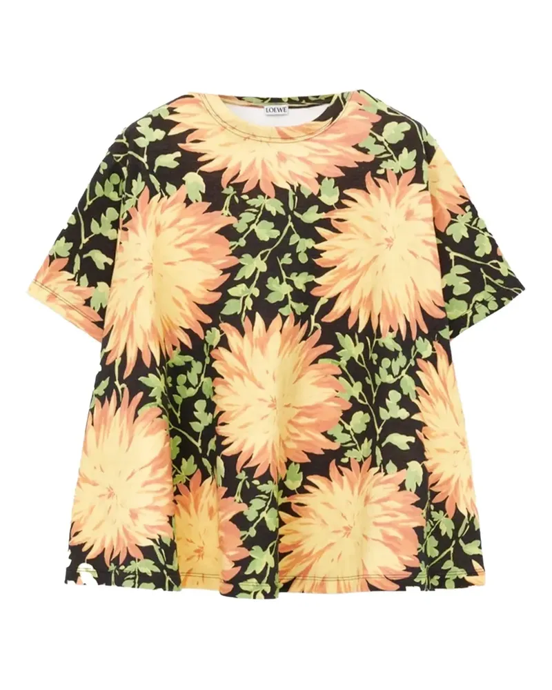 Loewe Kurzärmeliges Trapeze T-Shirt - Orange Orange