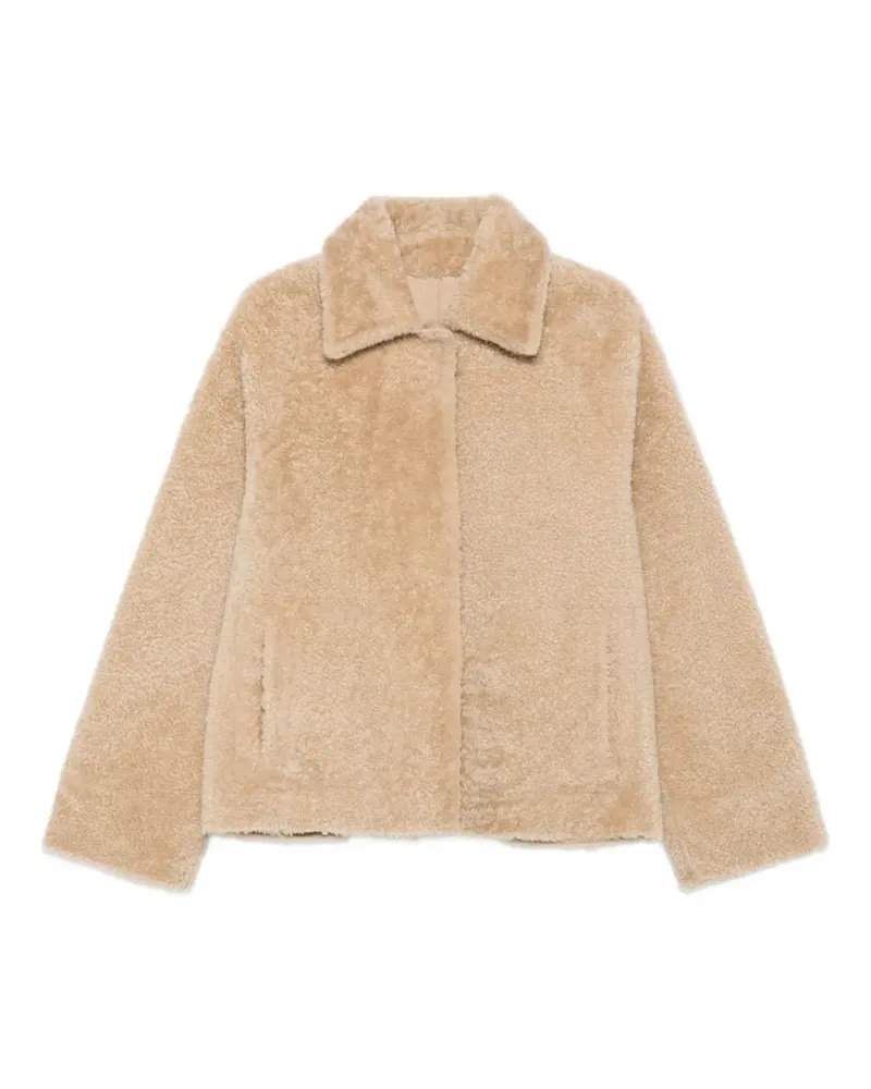 Arma Jacke mit Shearling-Kragen - Nude Nude