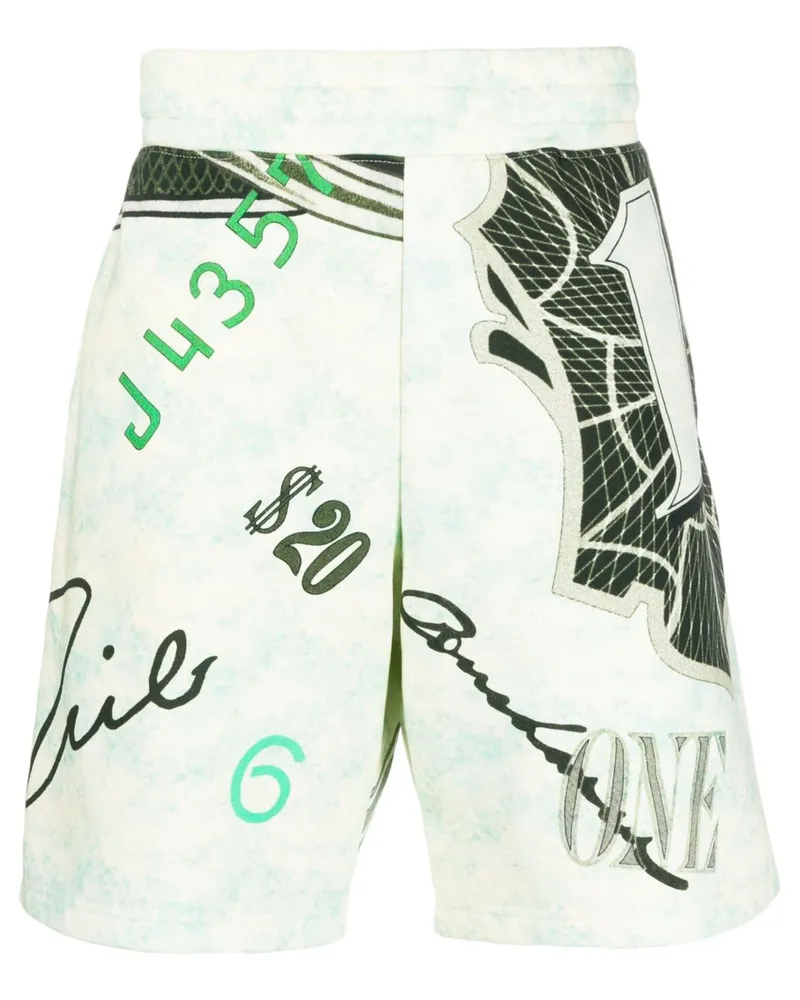 Moschino Shorts mit grafischem Print - Grün Grün