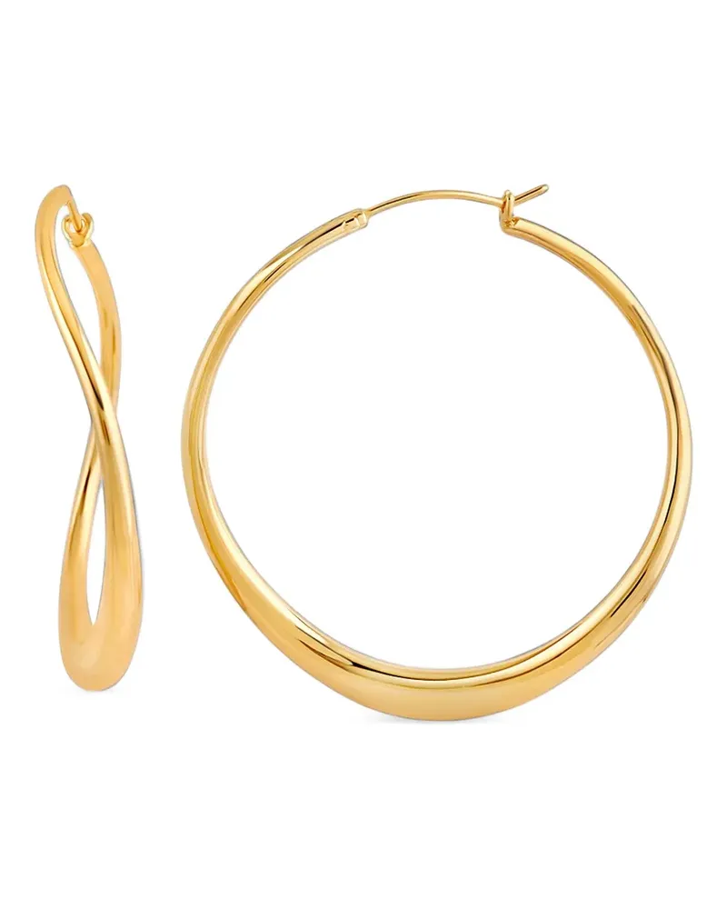 Dinny Hall Wave Large Hoop earrings - Gold Gold
