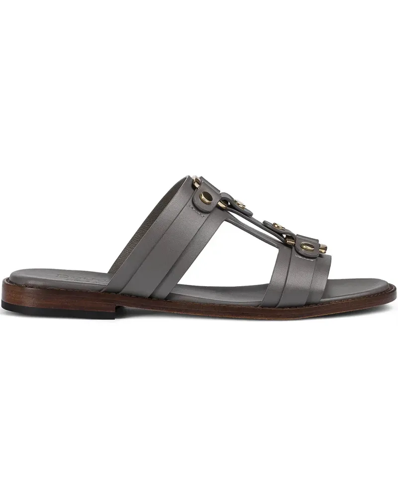 Doucal´s Sandalen aus Leder - Grau Grau