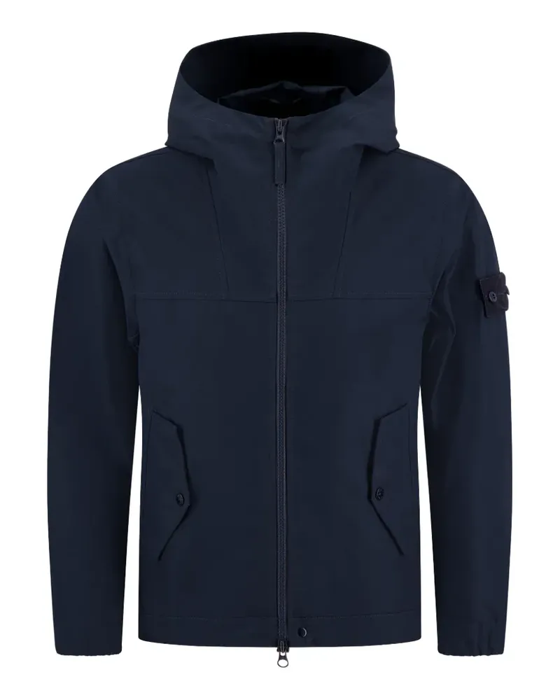 Stone Island Kapuzenjacke mit Reißverschluss - Blau Blau