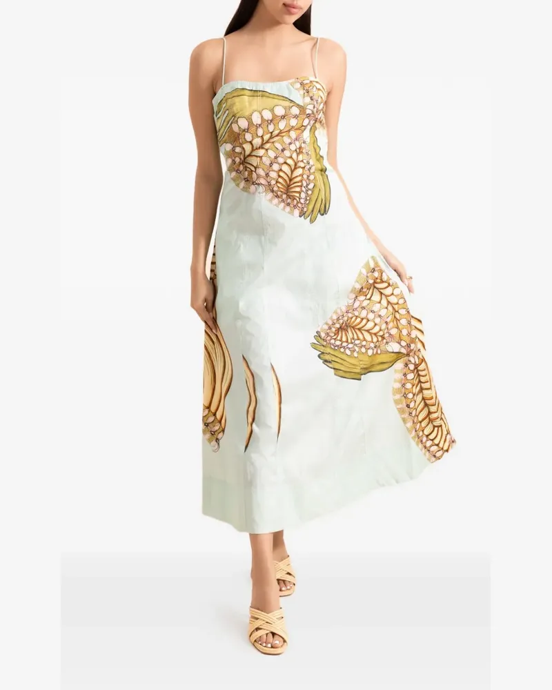 Ulla Johnson Vesela cami midi dress - Grün Grün