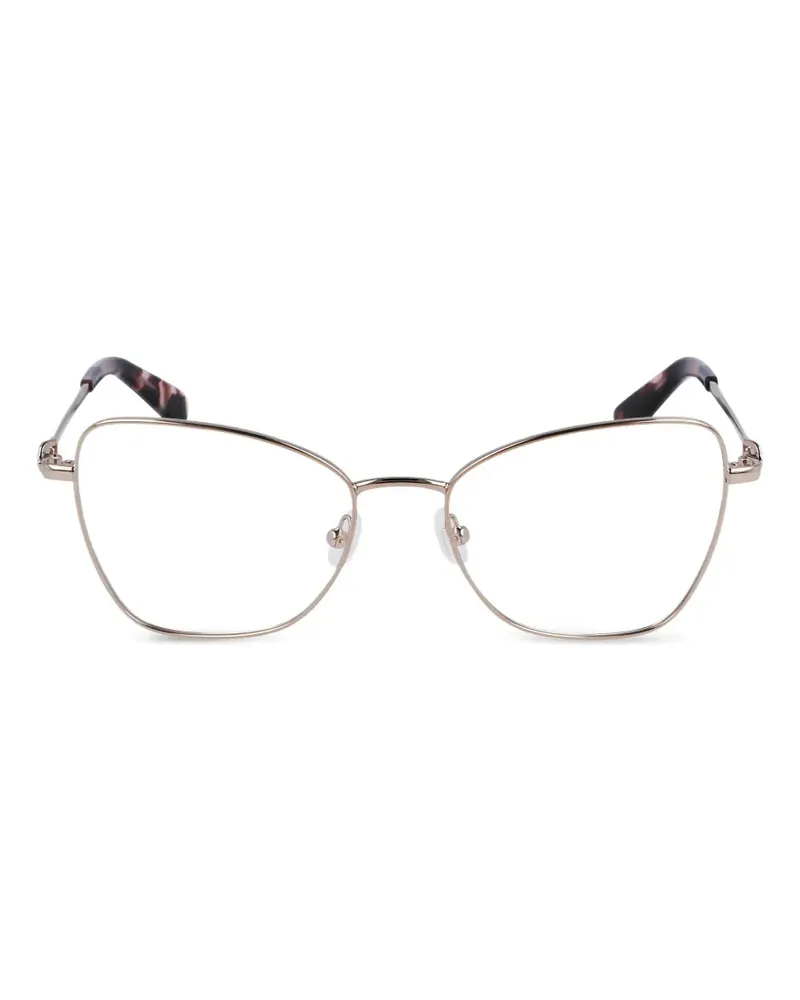 Longchamp cat-eye glasses - Gold Gold
