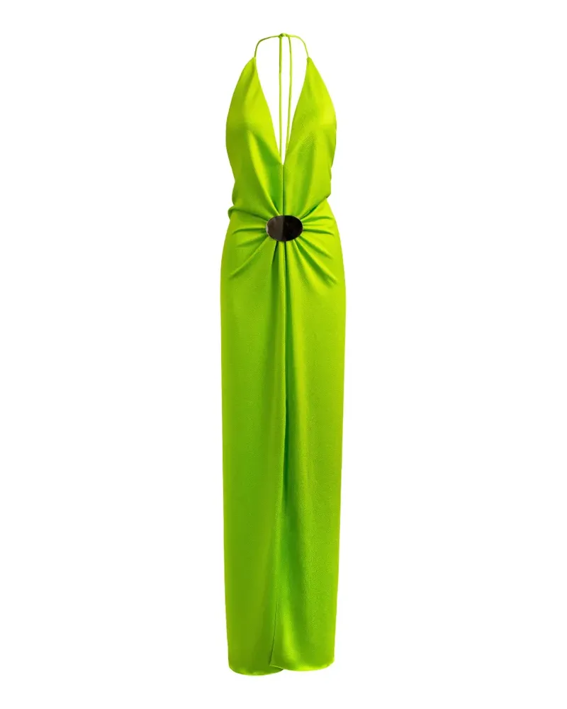Silvia Tcherassi Rowan halterneck maxi dress - Grün Grün